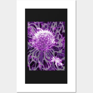 "Dandelion Love" groovy floral art products Posters and Art